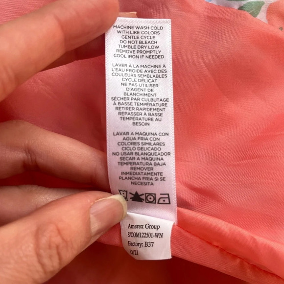 NWOT Carters Spring Floral Baby Girl Rain Jacket/Coat - Picture 8 of 9